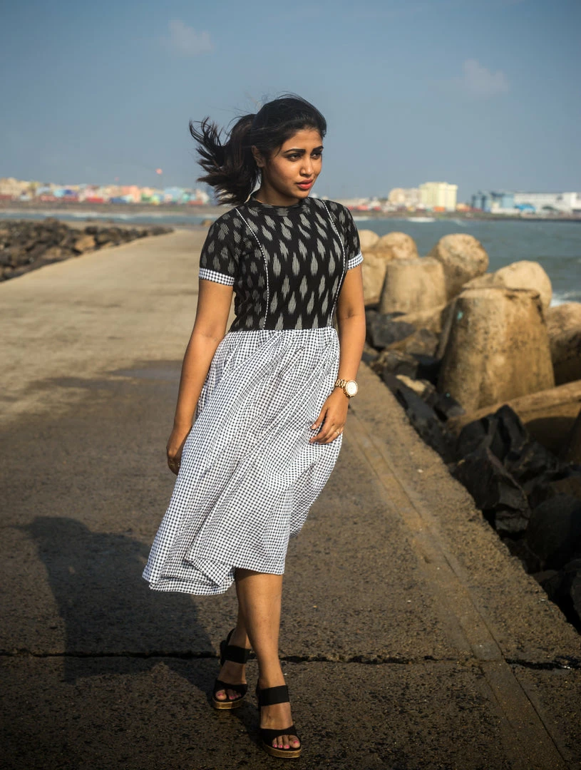 Threeness Ikat Gingham 1 Threeness Ikat Gingham