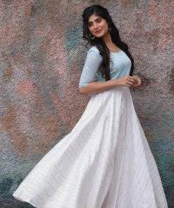 Magizham Festive Maxis Sparkle Blue Single