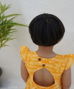 The Wabi Sabi Co Bumble Bee Cut-Out Frock Mini Corner