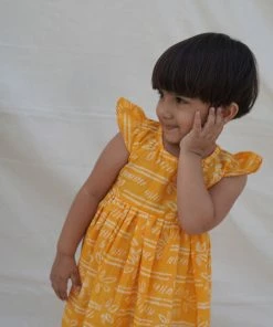 The Wabi Sabi Co Bumble Bee Cut-Out Frock Mini Corner