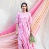 Manjal Couture Pink Floral Maxi Margazhi Moments
