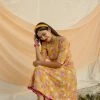Manjal Couture Yellow Floral Swing Dress