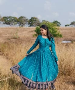ATHIRA Madras Rhapsody Nirupa - Blue