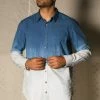Gulaal Indigo Ombre Shirt Men's Shirt