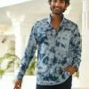 Gulaal Indigo Tie- Dye Kurta Men's Shirt