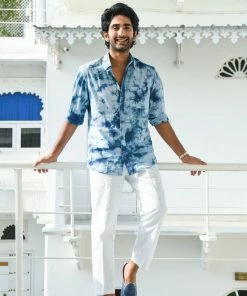 Gulaal Indigo Tie- Dye Shirt Men's Shirt