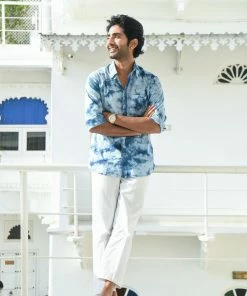 Gulaal Indigo Tie- Dye Shirt Men's Shirt
