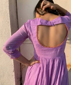 Threeness Lilac Sequence Dress