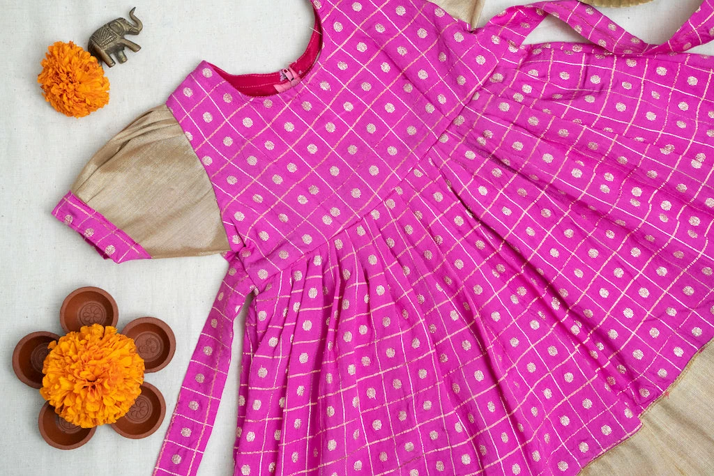 Manjal Couture Manya Pink Mini Mini Corner 2 Manjal Couture Manya Pink Mini Mini Corner