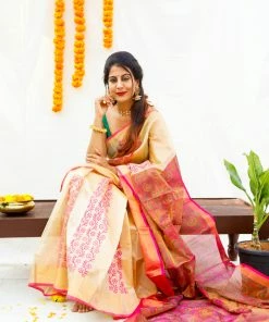 Tashi Threads Mandaara - Ponniram