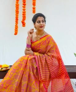 Tashi Threads Sarees Mandaara - Senmanjal