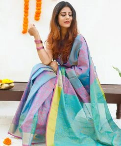 Tashi Threads Mandaara - Agaya Nilam