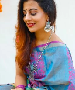 Tashi Threads Mandaara - Agaya Nilam