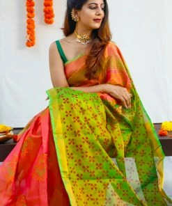 Tashi Threads Sarees Mandaara - Senjivappu