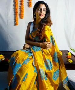 Tashi Threads Mandaara - Manjal Niram