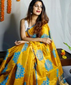 Tashi Threads Mandaara - Manjal Niram