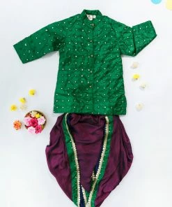 Manjal Couture Rukhi Dhoti Set Mini Corner