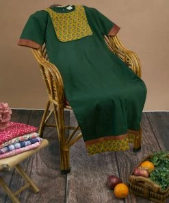 Manjal Couture Pachai Nirame Kurta