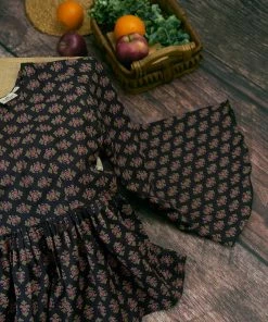 Manjal Couture Black Floral Top Jaipur Tales