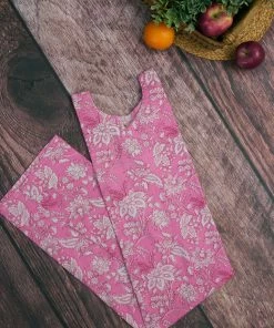 Manjal Couture Pink Floral Kurta