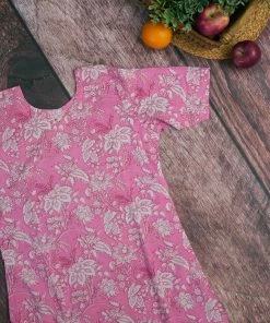 Manjal Couture Pink Floral Kurta