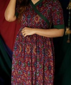 Manjal Couture Margazhi Moments Aavani - Maroon