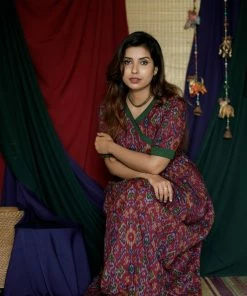 Manjal Couture Margazhi Moments Aavani - Maroon