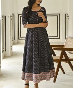 Gulaal Gypsy Soul Nile Fit & Flare Maxi Dress