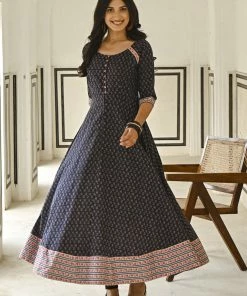 Gulaal Gypsy Soul Nile Fit & Flare Maxi Dress