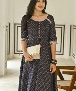 Gulaal Gypsy Soul Nile Fit & Flare Maxi Dress