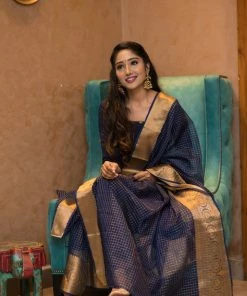 Ekanta Margazhi Moments Saatvika - Navy Blue