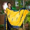 Ekanta Ivanka Navy Blue & Yellow Margazhi Moments