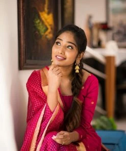 Ekanta Margazhi Moments Saatvika - Rani Pink