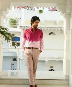 Gulaal Pink Ombre Shirt