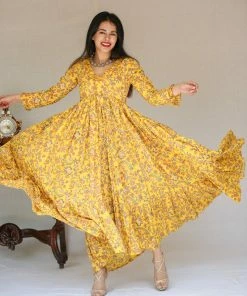 Tashi Threads EXP - Anaya - Yellow Casuals