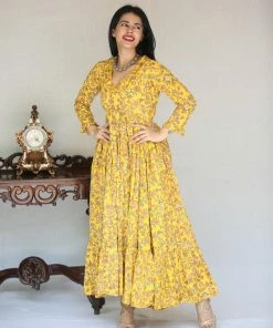 Tashi Threads EXP - Anaya - Yellow Casuals