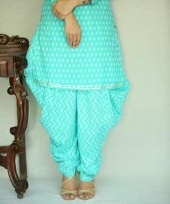 Tashi Threads Suit Set EXP - Reva - Turquoise