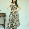 Tashi Threads EXP - Amara - Black Floral Casuals