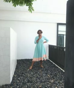 Label RishMaan Scuba Midi Uptown Contemporary