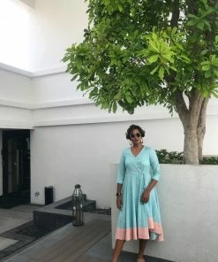 Label RishMaan Scuba Midi Uptown Contemporary