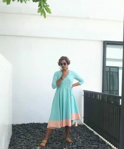 Label RishMaan Scuba Midi Uptown Contemporary