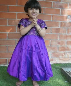 ATHIRA Sringa Violet Frock Mini Corner