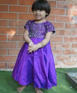 ATHIRA Sringa Violet Frock Mini Corner