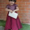 ATHIRA Sringa Maroon Frock Mini Corner