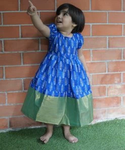 Athirai Blue Frock