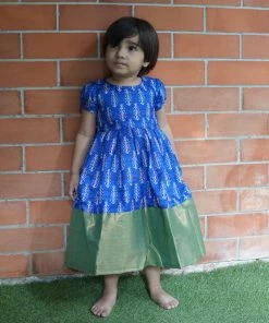 Athirai Blue Frock
