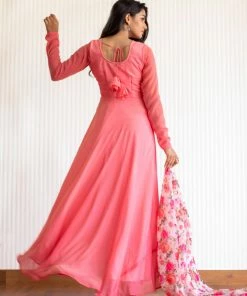 The Anarkali Store Poppy Peach Suit 10 The Anarkali Store Poppy Peach Suit