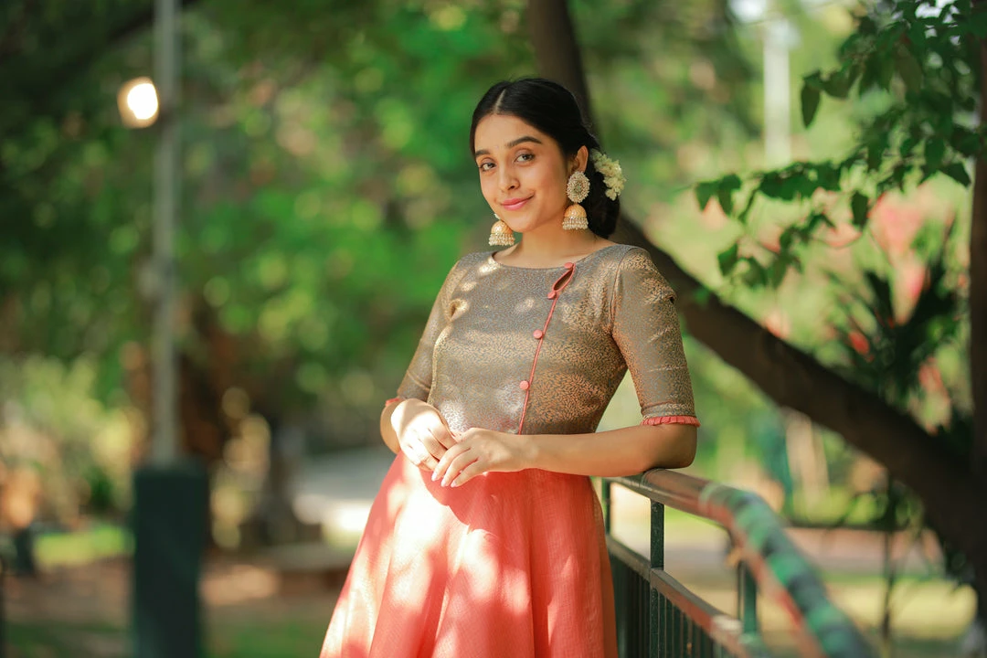 The Anarkali Store Navya - Peach 4 The Anarkali Store Navya - Peach