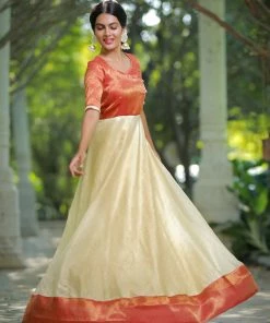 The Anarkali Store Navya - Off-white