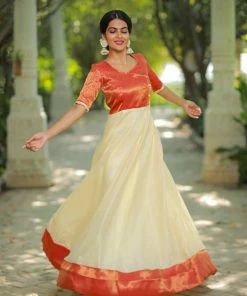 The Anarkali Store Navya - Off-white